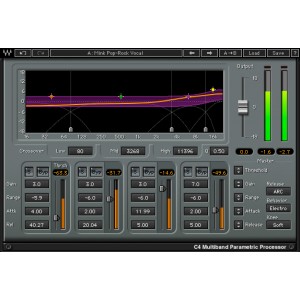 Waves C4 Multiband Compressor - software