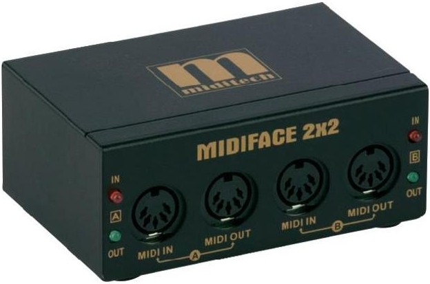 MidiTech MIDIFACE 2X2 - interfejs MIDI USB