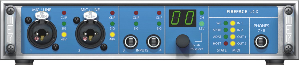 RME FireFace UCX - interfejs Audio USB / FireWire RME FireFace UCX - interfejs Audio USB / FireWire