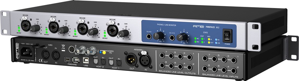 RME FireFace 802 - Interfejs Audio USB / FireWire