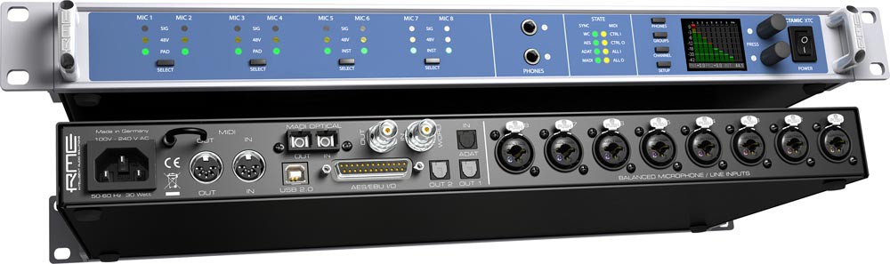 RME OctaMic XTC - przedwzmacniacz mikrofonowy RME OctaMic XTC - przedwzmacniacz mikrofonowy