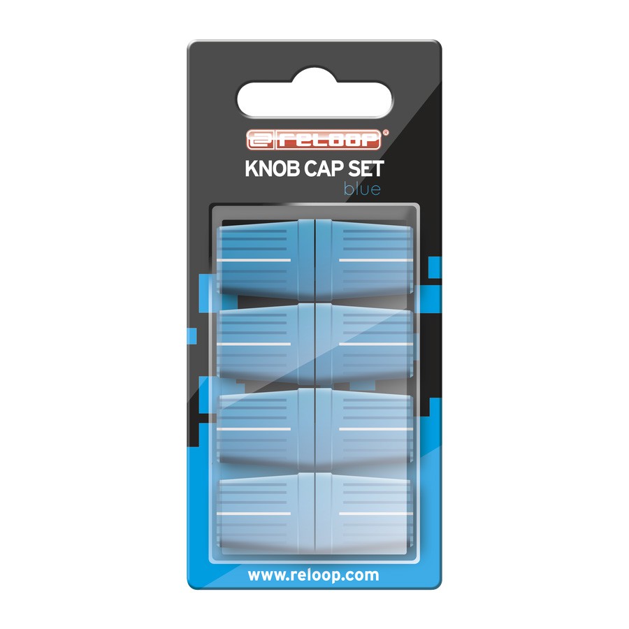 Reloop Knob Cap Set blue - nakładki na pokrętła Reloop Knob Cap Set blue - nakładki na pokrętła