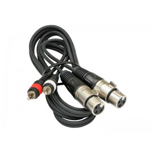 JB Systems RCA - XLRF 1,5 m - kabel audio (1,5m)