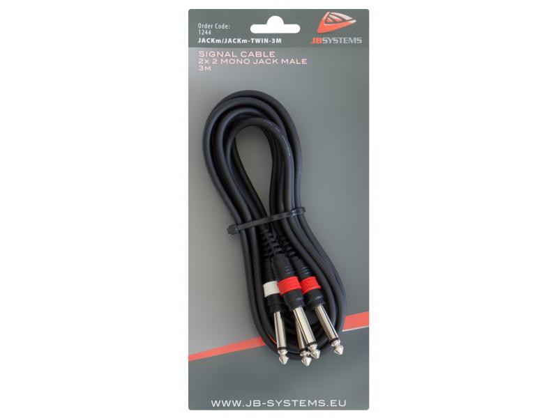 JB Systems JACKm/JACKm-TWIN-3M - kabel audio (3m)