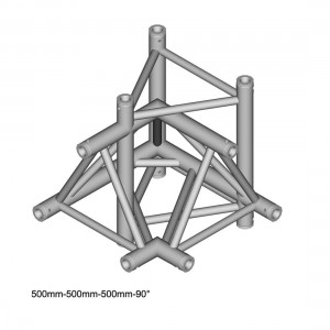 Duratruss DT 43/2 C44-LUDR 90 degree corner +