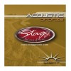 Stagg AC 1254 BR - struny do gitary akustycznej