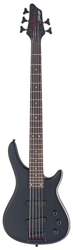 Stagg BC 300/5 BK - gitara basowa, pięciostrunowa Stagg BC 300/5 BK - gitara basowa, pięciostrunowa