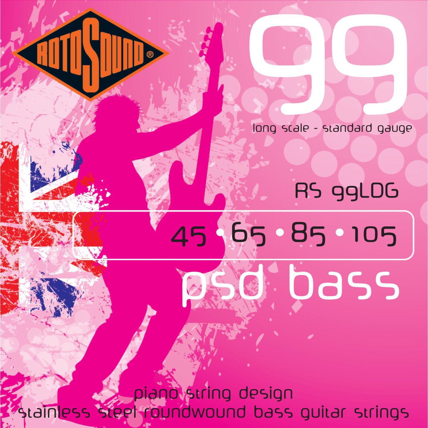 RotoSound RS99LDG - struny do gitary basowej RotoSound RS99LDG - struny do gitary basowej