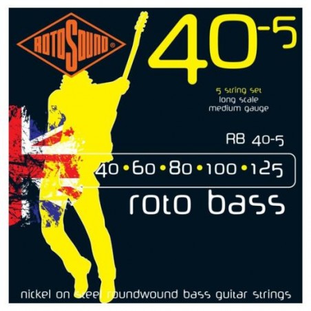 RotoSound RB40-5 - struny do gitary basowej