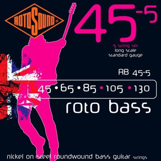 RotoSound RB45-5 - struny do gitary basowej