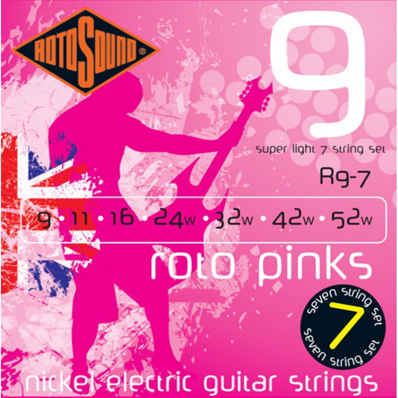 RotoSound R9-7 - struny do gitary elektrycznej RotoSound R9-7 - struny do gitary elektrycznej