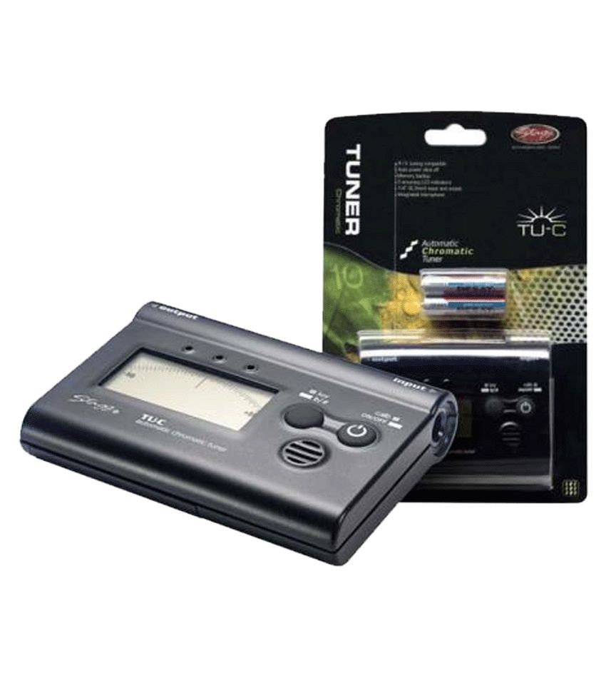 Stagg TU C BK - gitarowy tuner elektroniczny Stagg TU C BK - gitarowy tuner elektroniczny