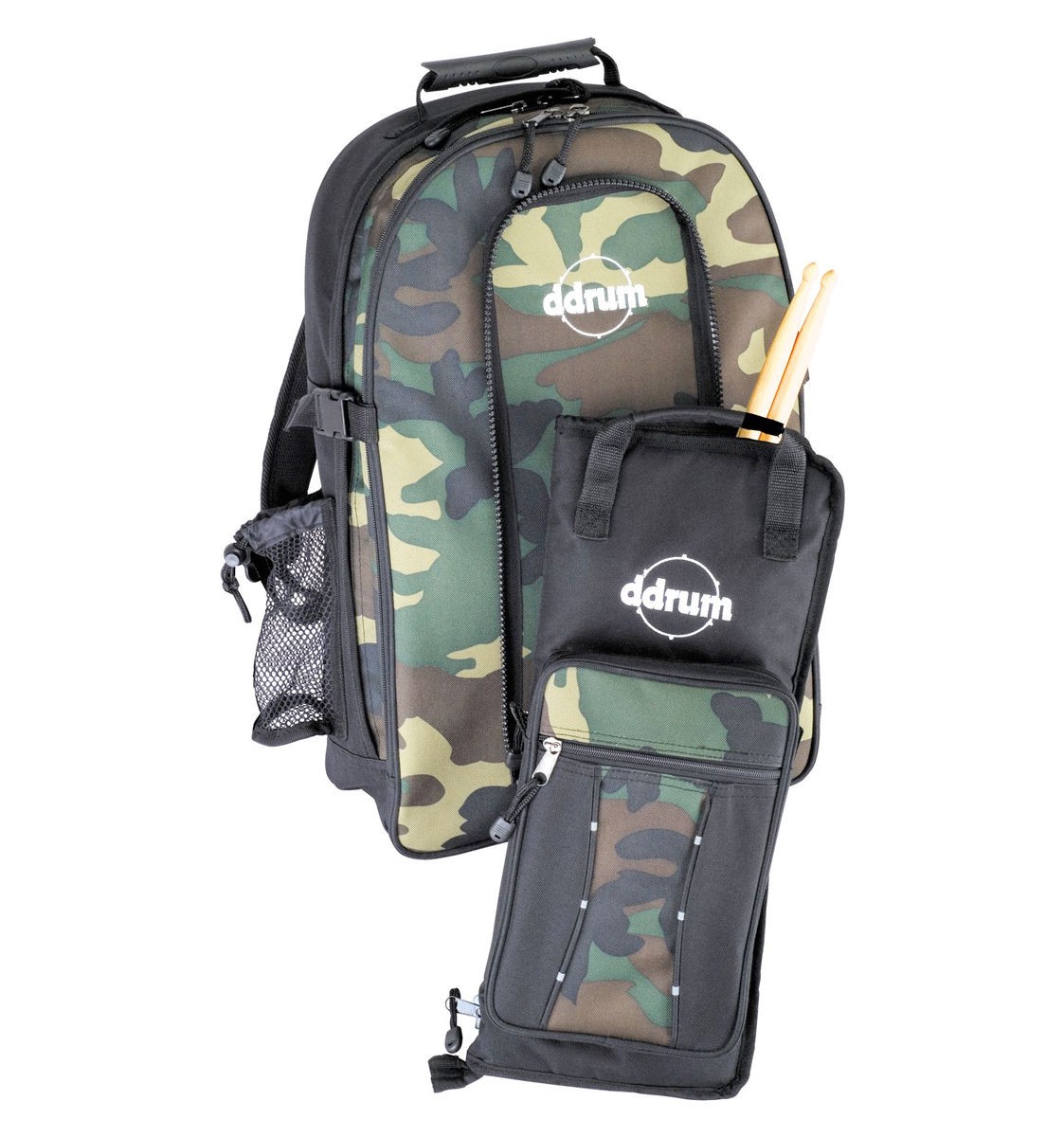 Ddrum Camo Stick Pack - plecak i pokrowiec na pałki (komplet) Ddrum Camo Stick Pack - plecak i pokrowiec na pałki (komplet)