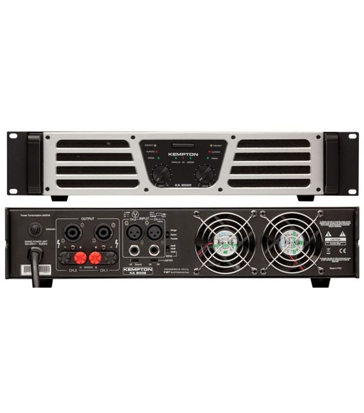 Kempton KA 2000 - końcówka mocy 2 x 1000 Watt Kempton KA 2000 - końcówka mocy 2 x 1000 Watt
