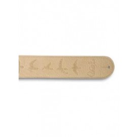 PRS ACC 3112 TN - skórzany pasek gitarowy z motywem ptaków