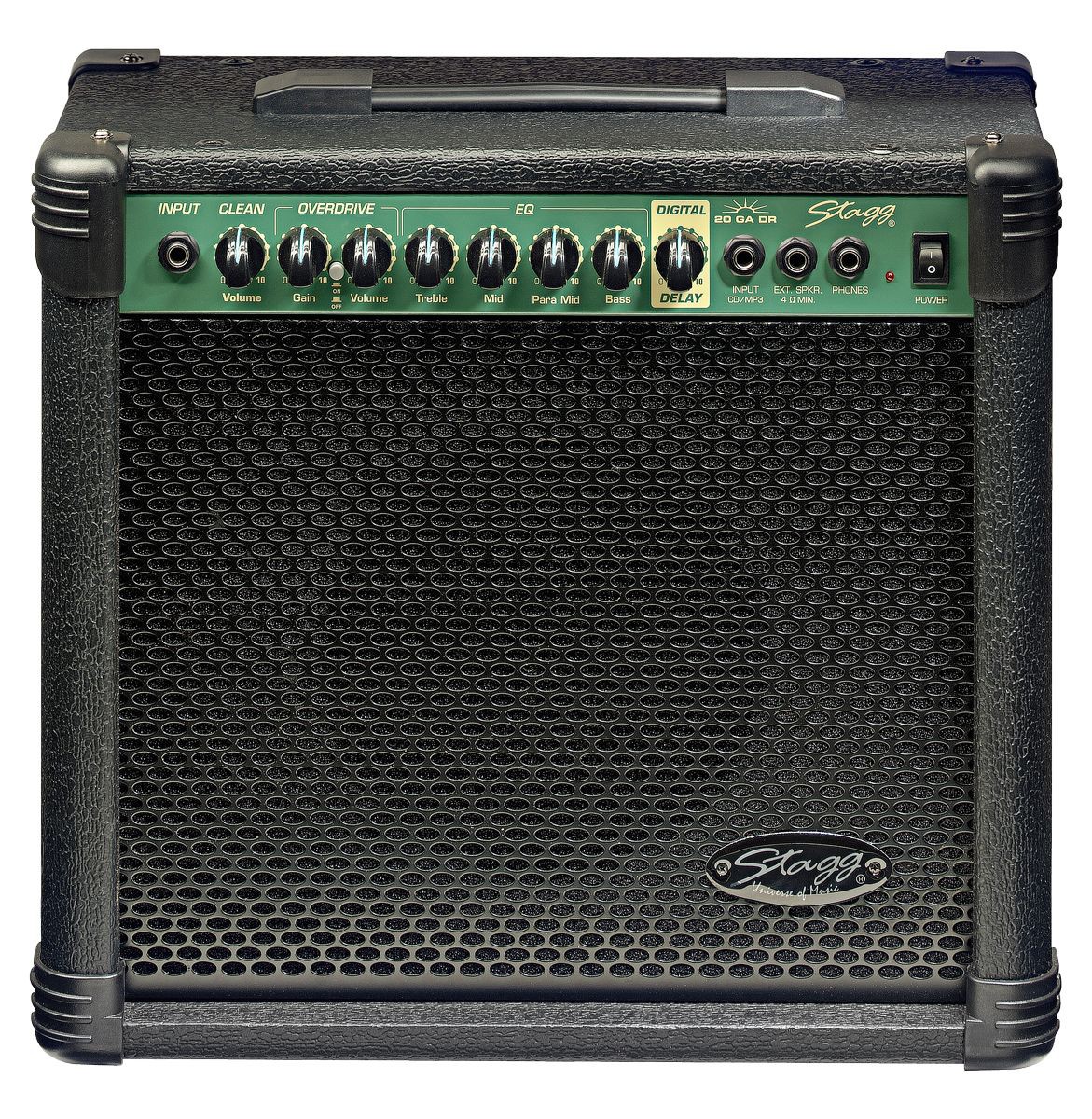 Stagg 20 GA DR - combo gitarowe 20 Watt z cyfrowym reverbem Stagg 20 GA DR - combo gitarowe 20 Watt z cyfrowym reverbem