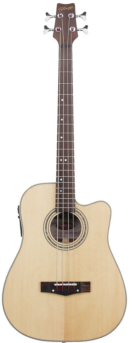 Stagg AB 203 NS - gitara basowa elektro-akustyczna Stagg AB 203 NS - gitara basowa elektro-akustyczna