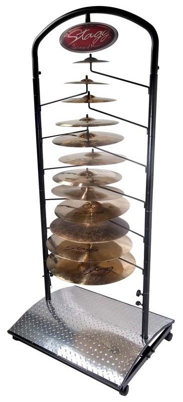 Stagg CYMB DISPLAY 2 - statyw do ekspozycji talerzy perkusyjnych Stagg CYMB DISPLAY 2 - statyw do ekspozycji talerzy perkusyjnych