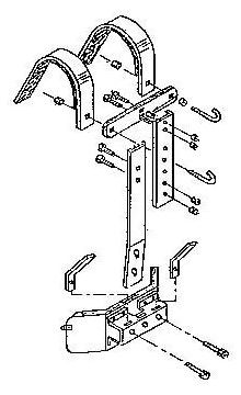 Stagg MK 1849 - uprząż do bębna marszowego