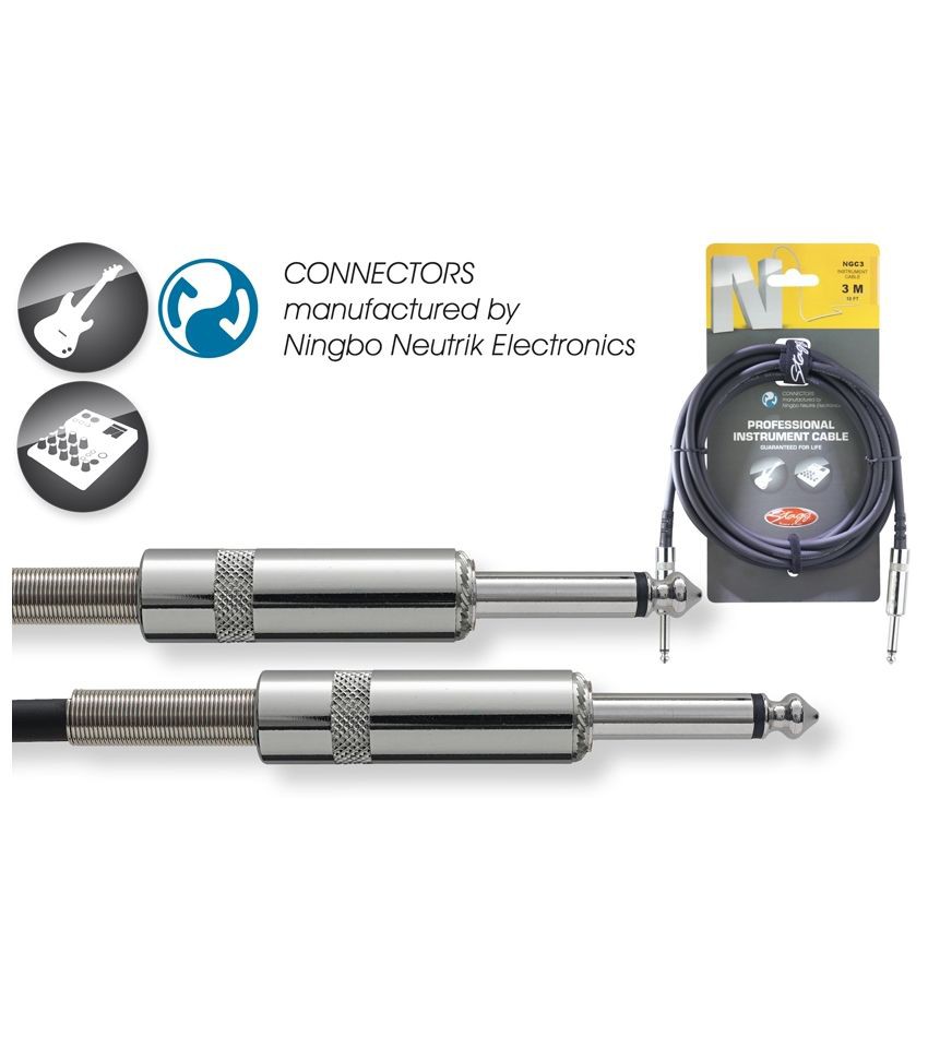 Stagg NGC 6 - kabel instrumentalny 6m Stagg NGC 6 - kabel instrumentalny 6m
