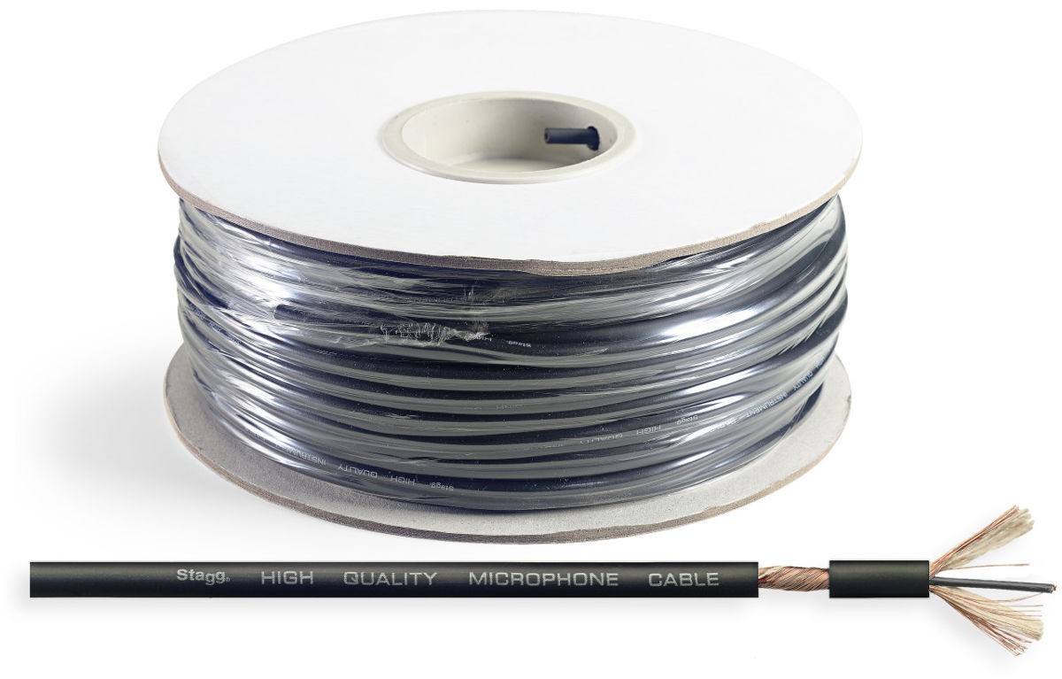 Stagg ROLL G 60 H - kabel gitarowy 100m, rolka Stagg ROLL G 60 H - kabel gitarowy 100m, rolka
