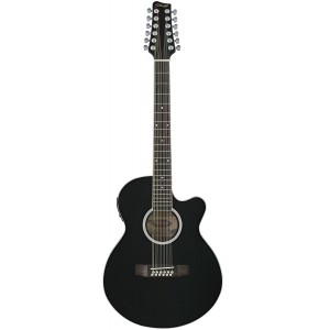 Stagg SW 206 CETU/12 BK - gitara elektro-akustyczna, 12-sto strunowa