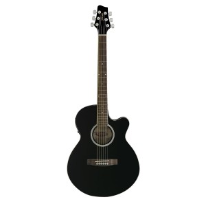 Stagg SW 206 CETU BK - gitara elektro-akustyczna