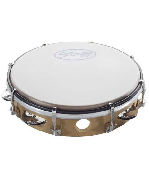 Stagg TAB 108 WD - tamburyn plastikowy z membraną Stagg TAB 108 WD - tamburyn plastikowy z membraną