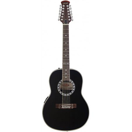 Stagg A 1012 BK - gitara elektro-akustyczna, 12-sto strunowa