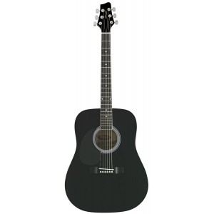 Stagg SW 201 LH BK - gitara akustyczna, leworęczna