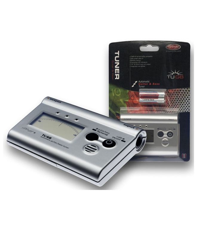 Stagg TU GB SL - gitarowy tuner elektroniczny Stagg TU GB SL - gitarowy tuner elektroniczny