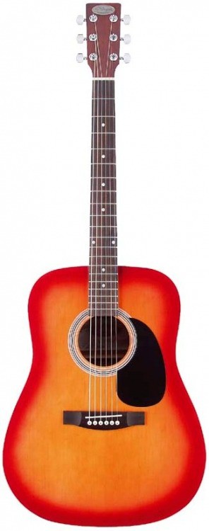 Stagg SW207 CS PACK - gitara akustyczna z wyposażeniem