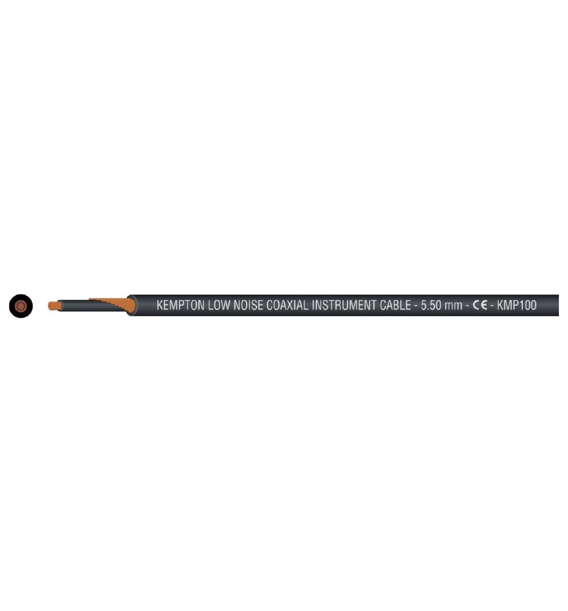 Kempton KMP 100 BK - kabel instrumentalny na rolce, długość 100m Kempton KMP 100 BK - kabel instrumentalny na rolce, długość 100m