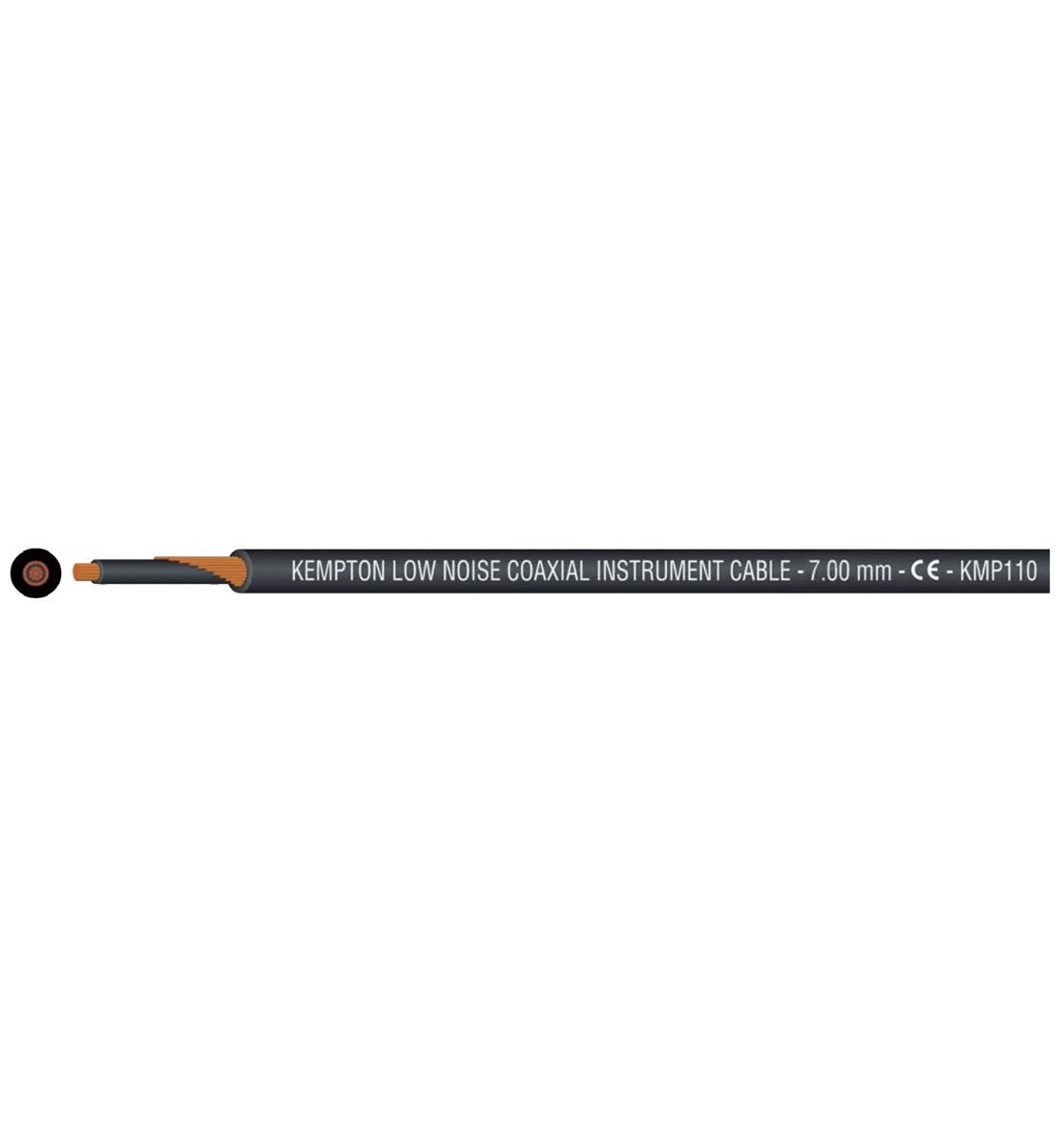 Kempton KMP 110 BK - kabel instrumentalny na rolce , długość 100m Kempton KMP 110 BK - kabel instrumentalny na rolce , długość 100m