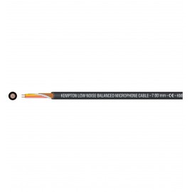 Kempton KMP 210 BK - kabel mikrofonowy na rolce, długość 100m