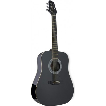 Stagg SW 201 3/4 BK - gitara akustyczna, rozmiar 3/4