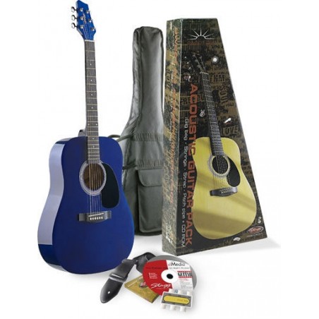 Stagg SW 201 3/4 TB P2 - gitara akustyczna z wyposażeniem