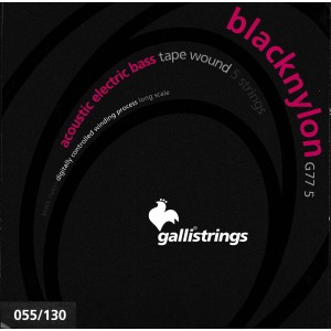 Galli G775 BlackNylon - struny do gitary basowej