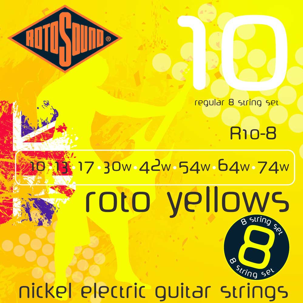 RotoSound R10-8 Struny do 8-str. gitary elektrycznej