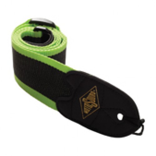 RotoSound STR11 - pasek gitarowy, czarno-zielony RotoSound STR11 - pasek gitarowy, czarno-zielony
