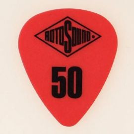 RotoSound DE050 - 6 kostek gitarowych, kolor czerwony