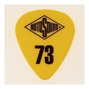 RotoSound DE073 - 6 kostek gitarowych, kolor żółty