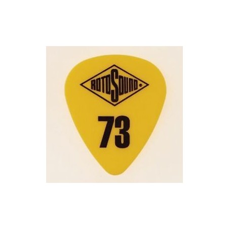 RotoSound DE073 - 6 kostek gitarowych, kolor żółty