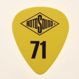 RotoSound PO071 - 6 kostek gitarowych, kolor żółty