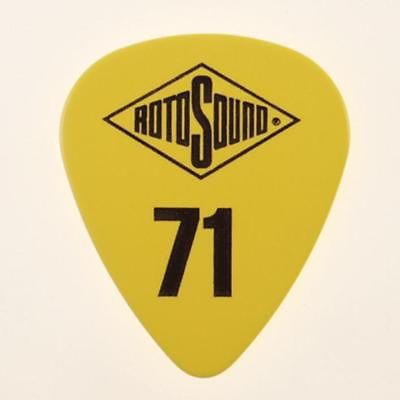 RotoSound PO071 - 6 kostek gitarowych, kolor żółty