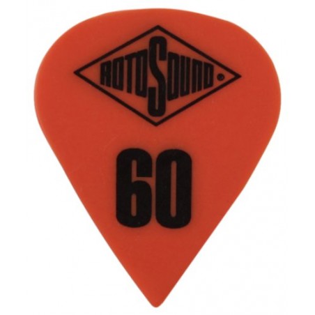 RotoSound DST60 - 6 kostek gitarowych, kolor pomarańczowy