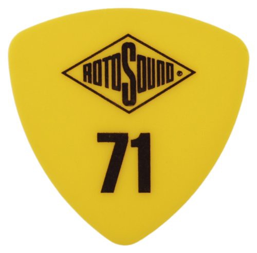 RotoSound DLG071 - 6 kostek gitarowych, kolor żółty