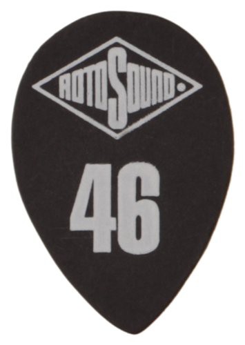 RotoSound STD46 - 6 kostek gitarowych, kolor czarny