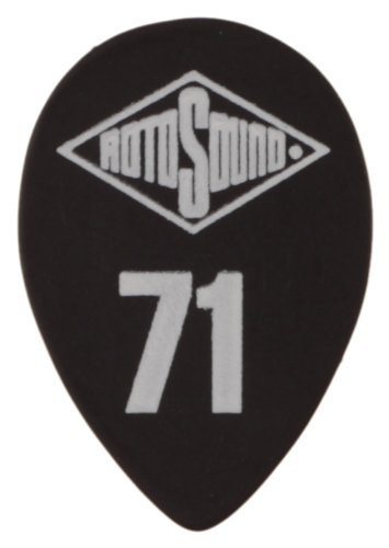 RotoSound STD71 - 6 kostek gitarowych, kolor czarny