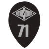 RotoSound STD71 - 6 kostek gitarowych, kolor czarny